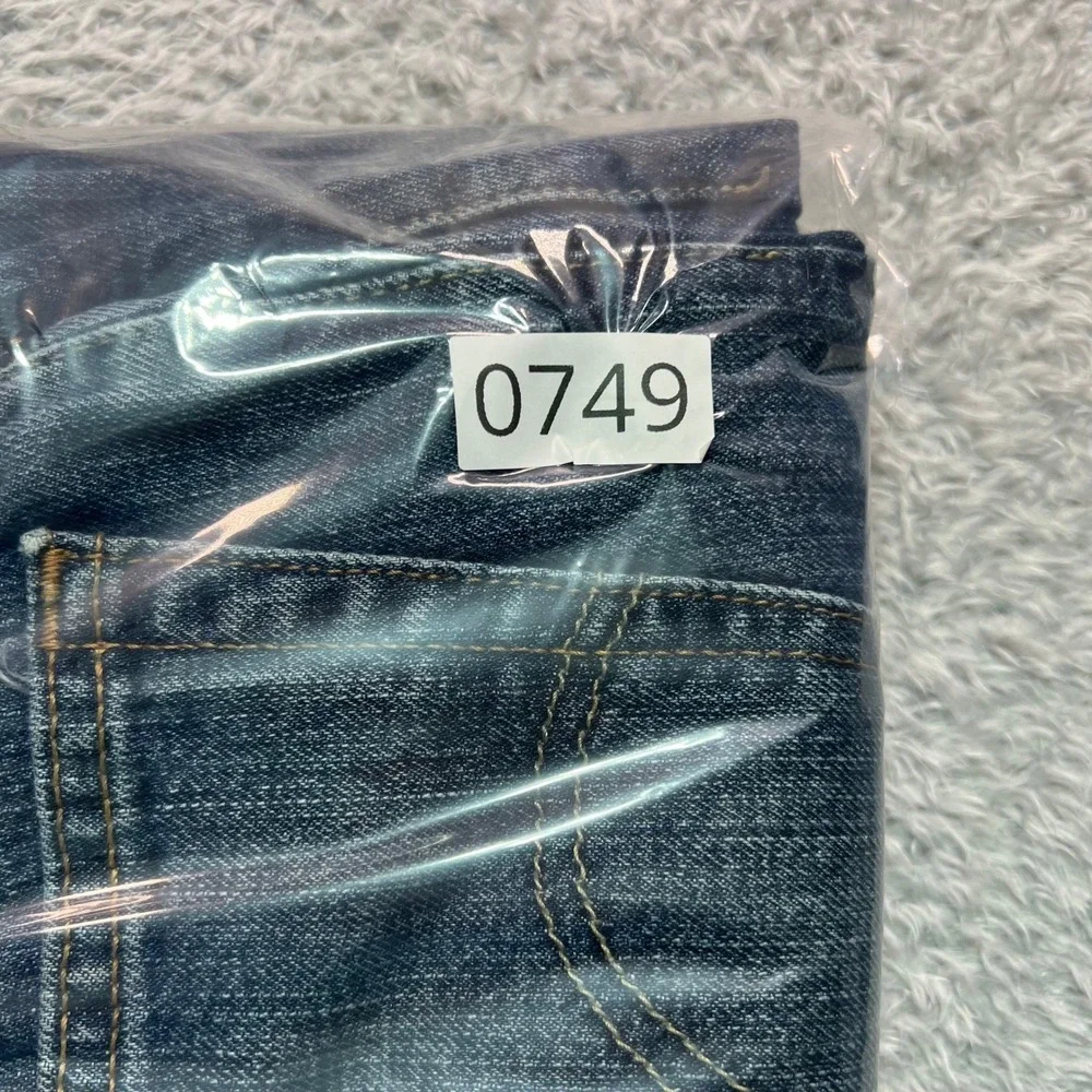 Levi's 559 Relaxed Straight Jeans Mens 38x32 Medium Wash Blue Denim